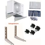 Dogant Ada 9000 Btu 12000 Btu Dış Ünite Konsol Üniversal Klima Ayak+Takoz Takımı Hediyeli
