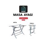 Dogant Ahşap-Werzalit Masa Ayagı Kırmalı Ayaklı 60x110 - 70x120 Masalar Için Katlanabilir Masa Ayağı