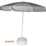 Dogant Akdeniz 2 Mt GRİ Deniz Havuz Balkon Plaj Şemsiyesi + Bidon