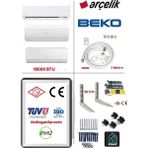 Dogant Inverter Klima 18000 Btu Klima Montaj Seti Takımı - Alüminyum Boru + Ayak + Takoz+ Hortum