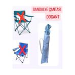 Dogant Kamp Plaj Piknik Katlanır Sandalyesi Çantası, Sıvı Geçirmez, 95x28 cm, Gri