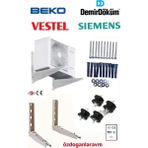 Dogant Klima Dış Ünite Montaj Konsol Takımı 12000 Btu 18000 Btu Ayak +Titreşim Takozu +Vida Dubel - Montaj Seti Kiti