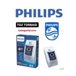 Dogant PHILIPS Elektrik Süpürgesi XD8122/10 Hepa Toz Torbası 5 li Kutulu