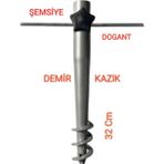 Dogant Rüzgar Şemsiye Kazıgı Bahçe Plaj Yer Sabitleme Kazık