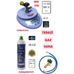 Dogant Üniversal Tüp Terazili Gaz Destek Ünitesi Seti Takımı - Terazi+Gaz+Vana+Hortum