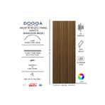 DOGGA PROFILE-PANEL Ahşap Akustik Duvar Paneli , Dekoratif Keçeli Duvar Paneli Mdf (100x280) Makedon Meşe