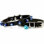 Doggie 1x18-22 cm Siyah Boncuklu Kedi Ve Yavru Köpek Boyun Tasması