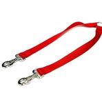 Doggie 2.5x70-60 cm Kırmızı Dokuma Çift Köpek Gezdirme Tasma Aparatı