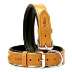 Doggie 3.5x52-60 cm Camel Yumuşak Fırstclass Deri Boyun Tasması