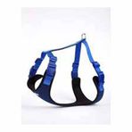 Doggie ADGT10-XXL-MV 70-95 cm Mavi Softlu Siyah Köpek Bel Tasması