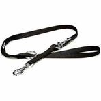 Doggie Ayarlanabilir Özellikli Dokumadan El Yapımı Siyah 2.5x120-200 cm Köpek Gezdirme Kayışı