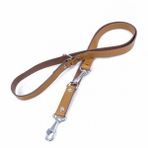 Doggie Camel 2.5x120-190 cm Eğitimci Çok Ayarlı Deri Gezdirme Köpek Tasması