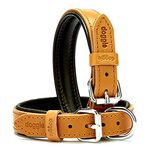 Doggie Camel Fırstclass Gerçek Deriden El Yapımı Köpek Boyun Tasması