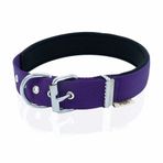 Doggie Comfort 3x47-55 cm Mor Sade Dokuma Boyun Tasması