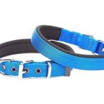 Doggie Comfort Mavi 1.5x25-30 cm Medium Dokuma Köpek Boyun Tasması
