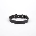Doggie Deri El Yapımı 1,5x20-26 cm Siyah Köpek Boyun Tasması