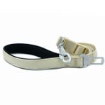 Doggie Dokuma Emniyet Kemerli Haki 2.5x80-120 cm Köpek Gezdirme Aparatı