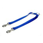 Doggie Dokuma Mavi 2x60-60 Cm Çift Köpek Gezdirme Aparatı