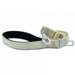 Doggie Dokumadan El Yapımı Emniyet Kemerli Köpek Gezdirme Aparatı 2,5X80-120Cm - Khaki