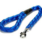 Doggie Dokumadan El Yapımı Örgülü Lacivert 2.5x120 cm Köpek Gezdirme Kayışı