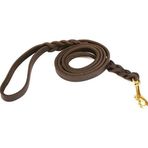 Doggie Eğitim Serisi El Yapımı Eğitim Kahve 1.1x150 cm Köpek Gezdirme Kayışı