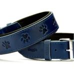 Doggie El Yapımı Mavi 2x35-40 cm Köpek Boyun Tasması