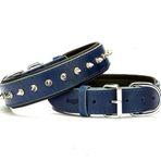 Doggie El Yapımı Mavi 3.5x52-60 cm Köpek Boyun Tasması