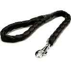 Doggie El Yapımı Örgülü Siyah 3x100 cm Köpek Gezdirme Kayışı