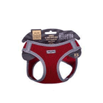 Doggie Kırmızı XS 30-34 cm Havalı Dokuma Reflektör Serisi Küçük Irk Köpek Göğüs Tasması