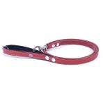 Doggie Konfor Deri Kırmızı Medium 1.5x150-150 cm Köpek Gezdirme Tasması
