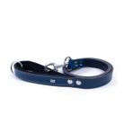 Doggie Konfor Deri Royal Mavi 2,5x120 cm Gezdirme Tasması