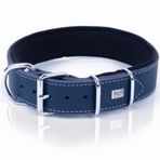 Doggie Konfor Deri Royal Mavi 4x57-65 cm Köpek Boyun Tasması