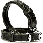 Doggie Konfor Deri Siyah 1.5x20- 25 cm Köpek Boyun Tasması