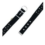 Doggie Konfor Dokuma Bol Çivili Siyah 4x47-55 cm Boyun Tasması