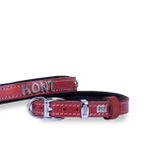 Doggie Konfor Dokuma Kırmızı 2x35- 40 cm Boyun Tasması