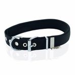 Doggie Konfor Dokuma Siyah 3x42- 50 cm Boyun Tasması