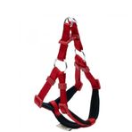 Doggie Konforlu Dokumadan El Yapımı Ronin Model Kırmızı 1x30-35 cm Köpek Göğüs Tasması