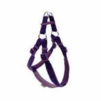 Doggie Konforlu Dokumadan El Yapımı Ronin Model Mor 2x55-65 cm Köpek Göğüs Tasması