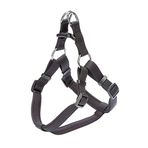 Doggie Konforlu Dokumadan El Yapımı Ronin Model Siyah 2.5x70-80 cm Köpek Göğüs Tasması