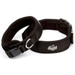 Doggie Konforlu Dokumadan El Yapımı Siyah 1.5x25-30 cm Köpek Boyun Tasması