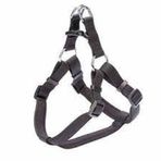 Doggie Konforlu El Yapımı Ronin Model Siyah 2x45-55 cm Köpek Göğüs Tasması
