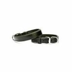 Doggie Konforlu El Yapımı Siyah 1.5x25-30 cm Köpek Boyun Tasması