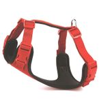 Doggie L-2x55-65 cm Red Havalı Dokumadan El Yapımı Köpek Göğüs Tasması