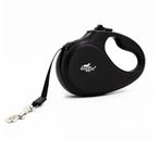 Doggie Master Serisi Siyah 12 kg / 3 mt Otomatik Uzatma Tasması