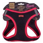 Doggie Pembe 42-48 cm L Beden Havalı Dokuma Neon Serisi Küçük Irk Göğüs Tasması