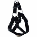 Doggie Polar Dokumadan El Yapımı Ronin Model Siyah 2x45-55 cm Köpek Göğüs Tasması