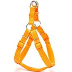 Doggie Polar Dokumadan El Yapımı Ronin Model Turuncu 2x45-55 cm Köpek Göğüs Tasması