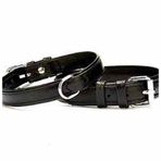 Doggie Polar Dokumadan El Yapımı Siyah 3x47-55 cm Köpek Boyun Tasması