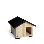 Doggie Rufu Model Ahşap Köpek Kulübesi Xl