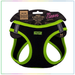 Doggie Sarı M 38-44 cm Havalı Dokuma Neon Serisi Küçük Irk Köpek Göğüs Tasması